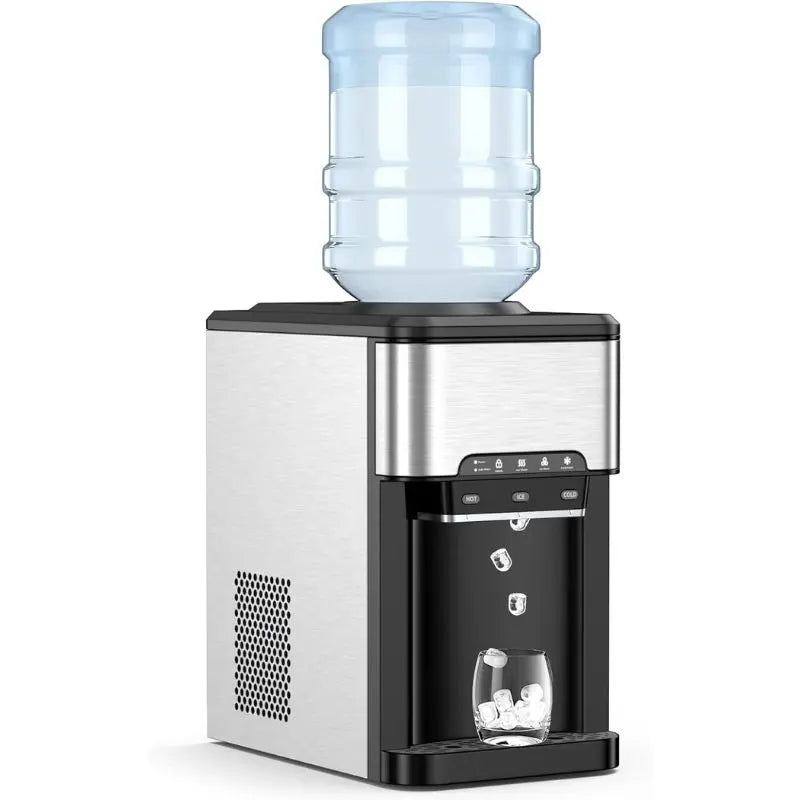 [ Linmited time deal ] 3-in-1 Countertop Water Dispenser (with Ice Maker) – Hot & Cold Water for Home, Kitchen & Office