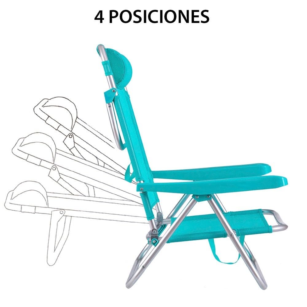 2-Pack – Reclining Beach Chairs | Lightweight, Portable, and Comfortable | Free Sun Umbrella (Special Summer Offer)