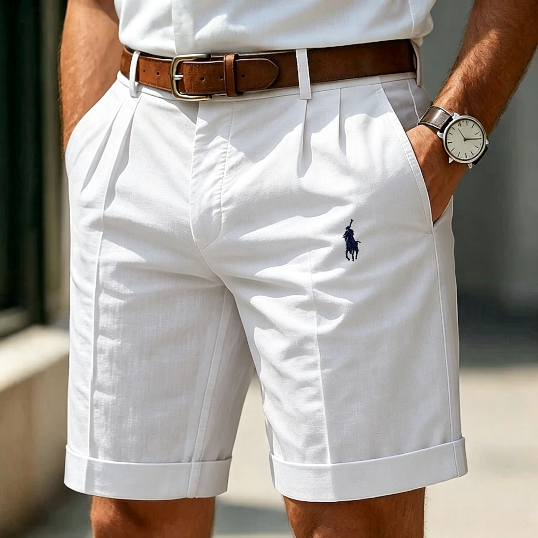 Vince Plooi Casual Pleat Shorts