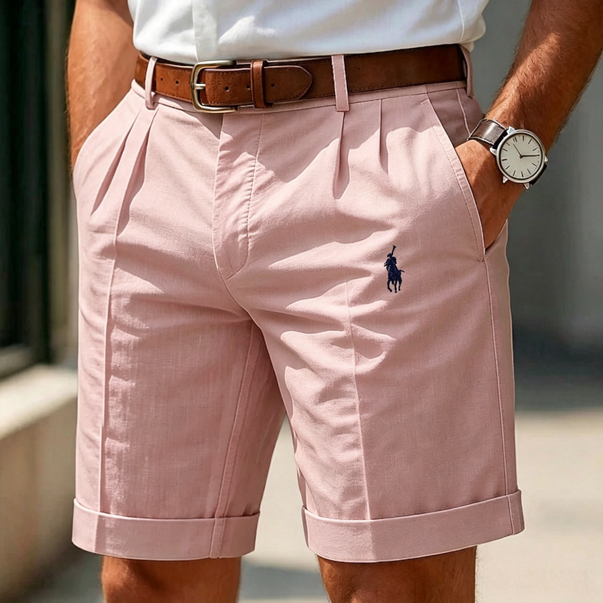 Vince Plooi Casual Pleat Shorts