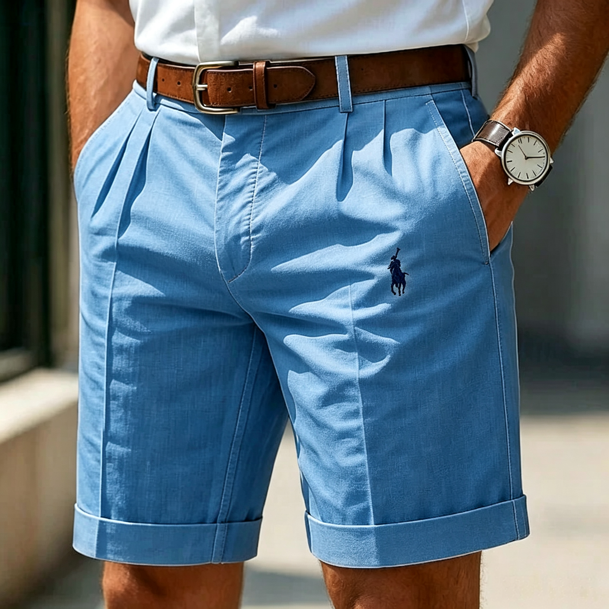 Vince Plooi Casual Pleat Shorts
