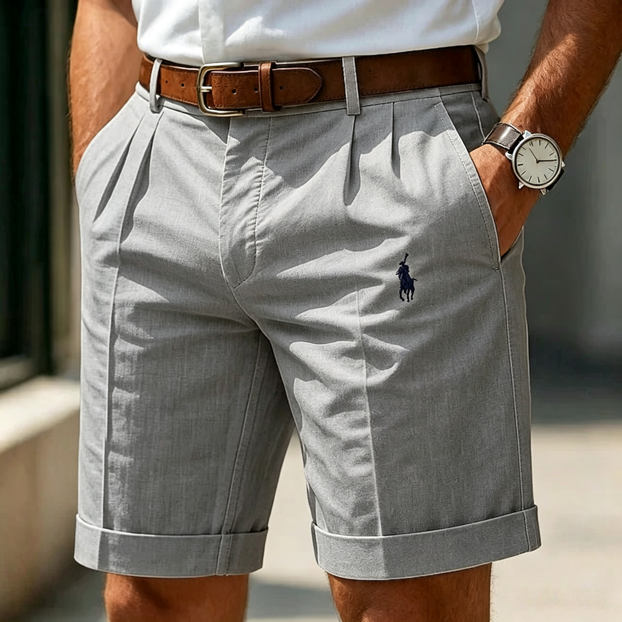 Vince Plooi Casual Pleat Shorts