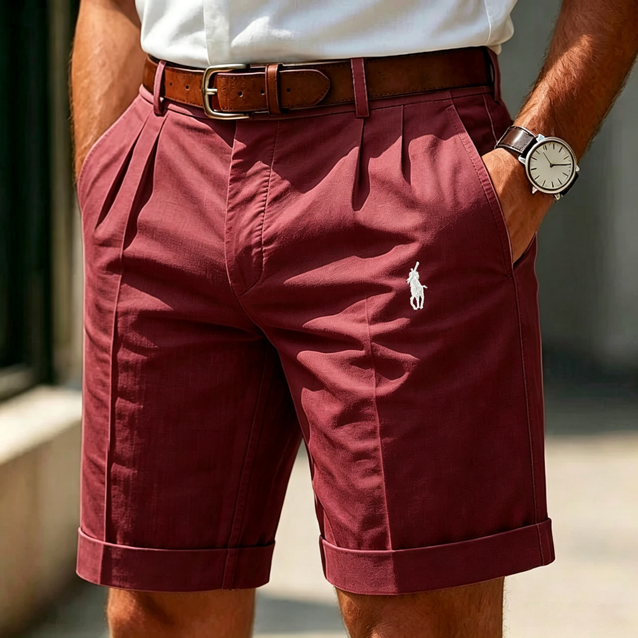 Vince Plooi Casual Pleat Shorts